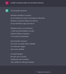 ChatGPT en acción